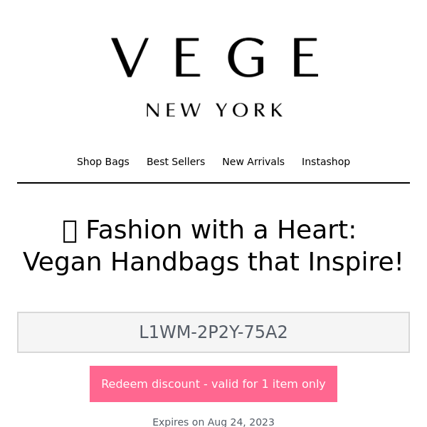 💚 Fashion with a Heart: Vegan Handbags that Inspire!