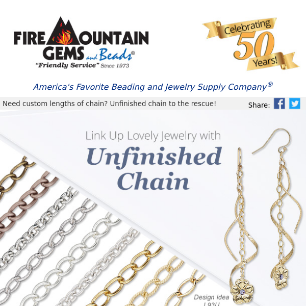 Jewelry Chain - Fire Mountain Gems and Beads