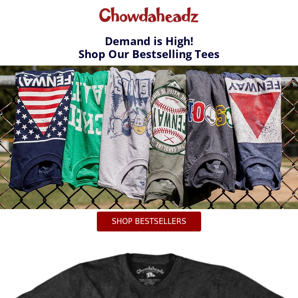 Chowdaheadz Fenway Sign T-Shirt