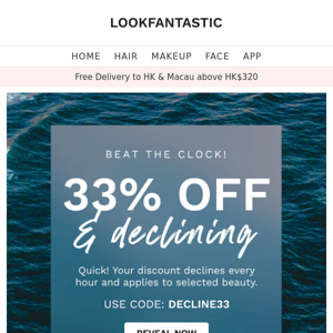 Your Time Starts NOW! 33% Off & Declining 🏃‍♂️