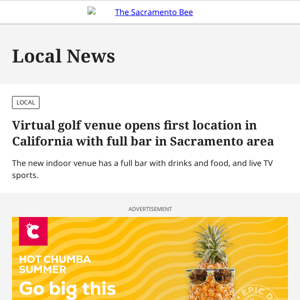 Virtual golf venue opens first location in California with full bar in Sacramento area
