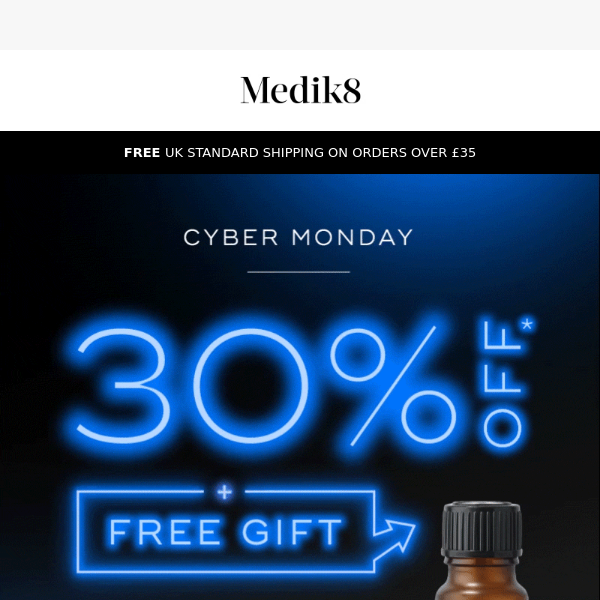 Last Chance: 30% off this Cyber Monday + a New Free Gift