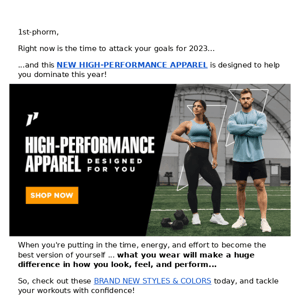 High-Performance Apparel Designed For You