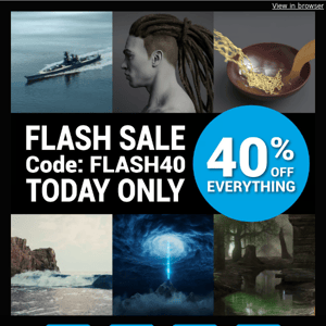 ⚡FLASH SALE: 40% off everything!