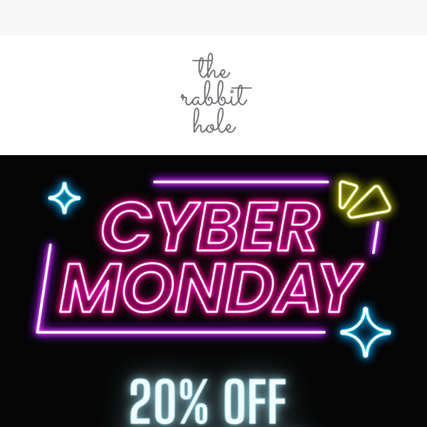 CYBER MONDAY IS HERE!