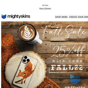 A Seasonal Sale for the Fall Fanatics