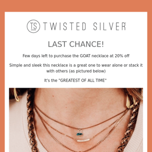 LAST CHANCE: GOAT NECKLACE