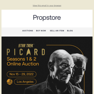 ✨ Highlights from the Star Trek: Picard Online Auction