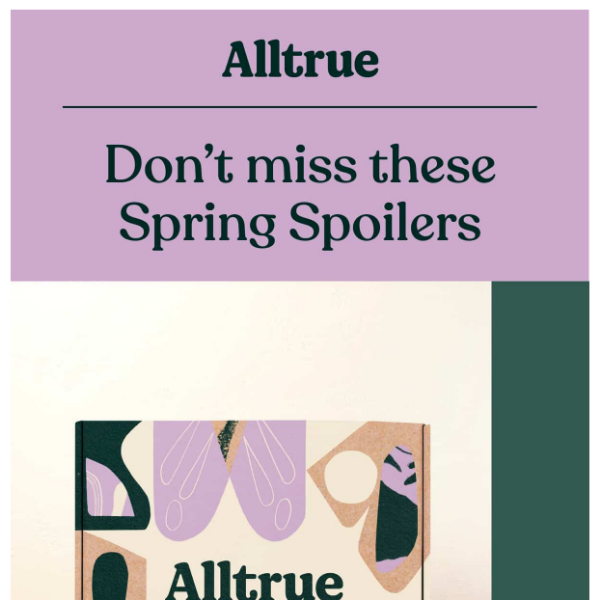 Have you seen these Spring Spoilers? 🤯