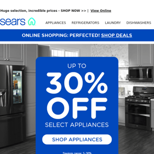 ⭐So Many New Appliances!⭐Shop Now to Save Up to 30%!⭐