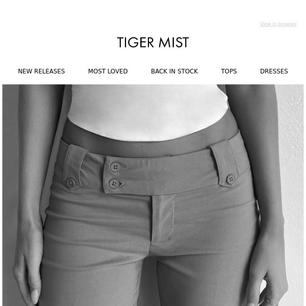 THE KITTIE PANT: It's giving Main Character Energy ✨ - Tiger Mist