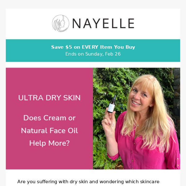 Dry Skin: Cream or Face Oil? 🤔