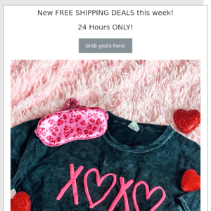 New FREE SHIPPING deals  😍