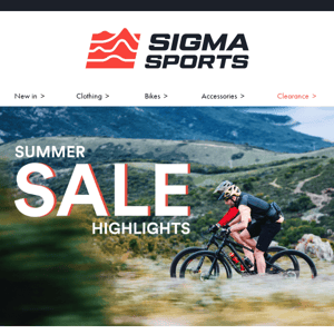 Sale highlights: Mountain bikes and kit!