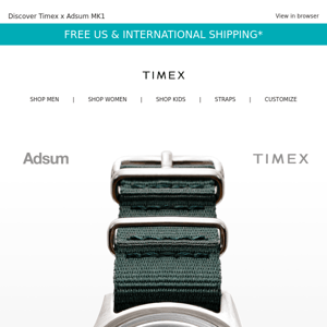 Timex x Adsum: Staying present just got a little simpler