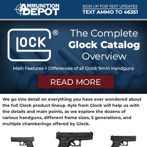 The Complete Glock Catalog - Which is your favorite?