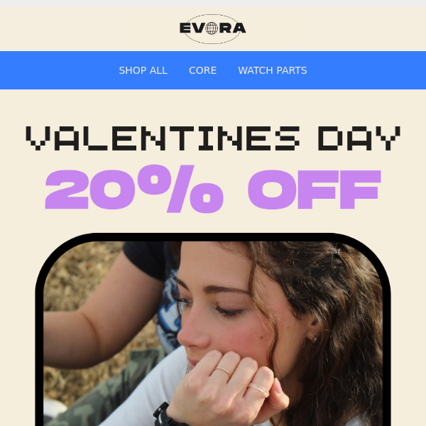 WE LOVE YOU! Take 20% Off for V-Day❤️