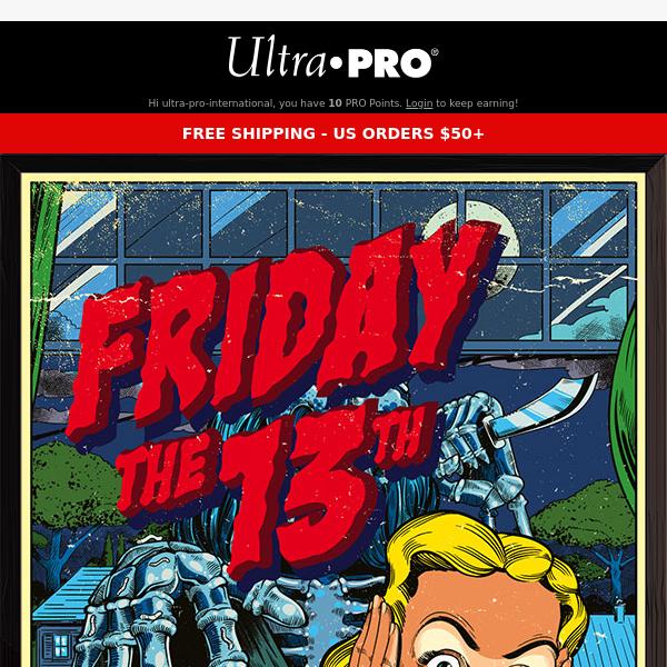 😱 13% OFF on Friday the 13th!