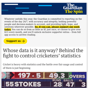 The Spin | Whose data is it anyway? Behind the fight to control cricketers’ statistics