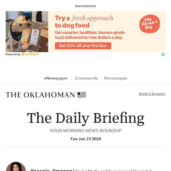 Daily Briefing: Stitt signs new tribal compacts; Local chicken spot closes; Oklahoma to gain more sunlight