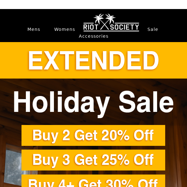 ⚡ We extended our holiday sale!