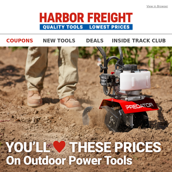 You'll ❤️ These Outdoor Power Tool Savings