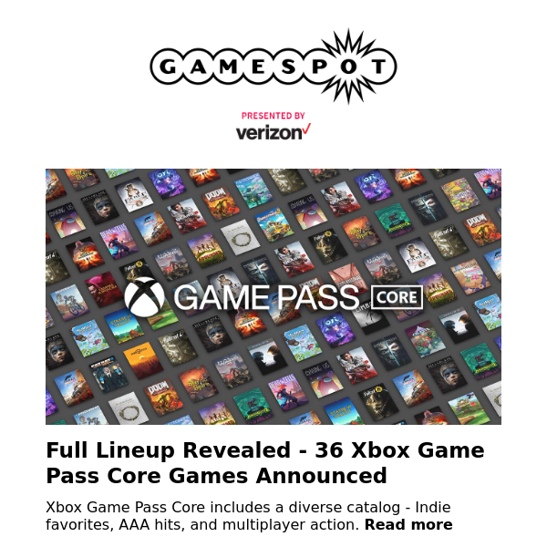 Xbox Game Pass Core Launches Tomorrow With 36 Games