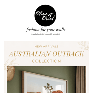 NEW ARRIVALS 🌿 Australian Outback collection