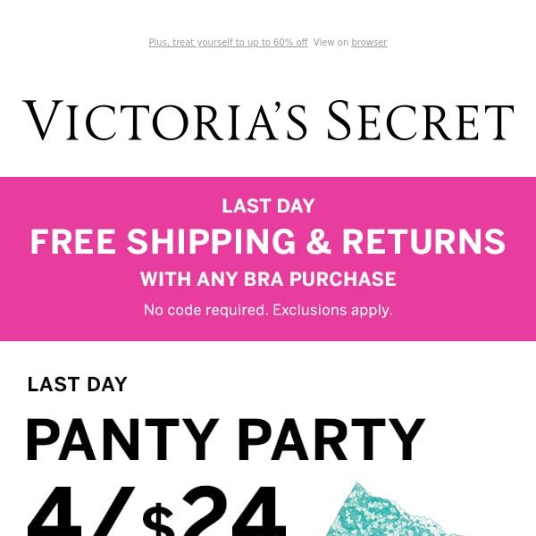 Last Day: 7/$35 or 4/$24 - Victorias Secret PINK