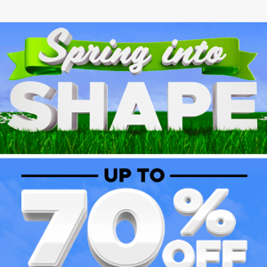 🚀 Spring Into Shape! Limited Time!