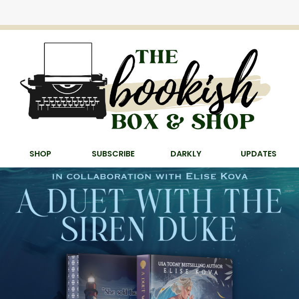 COVER REVEAL: A Duet with the Siren Duke Exclusive Luxe Edition🌊