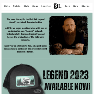 The wait's over, the Legend Hat is HERE!