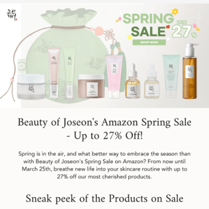 BOJ's Amazon Spring Sale - Up to 27% Off! ✨