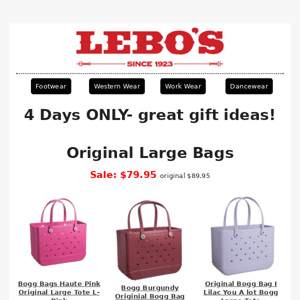 OOPS wrong price -- Bogg Bags On Sale- 4 Days Only!