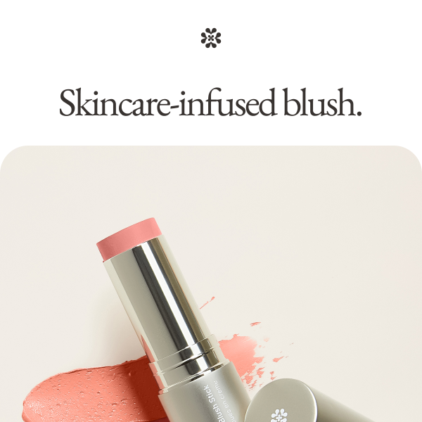 Skincare infused blush.