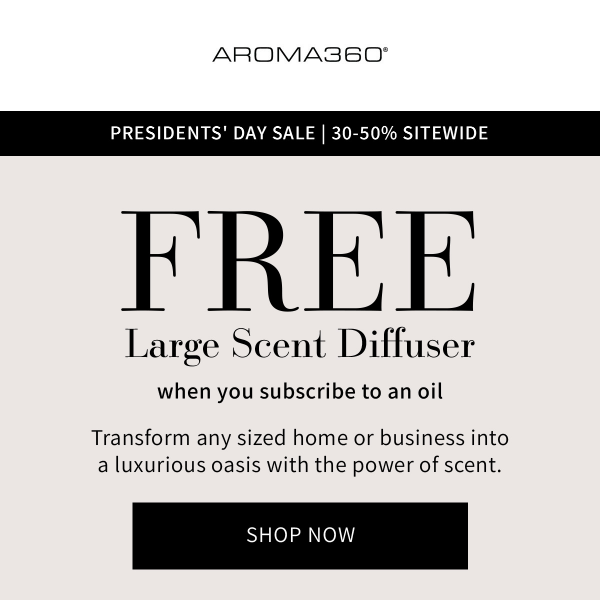 Large Diffusers? For FREE?