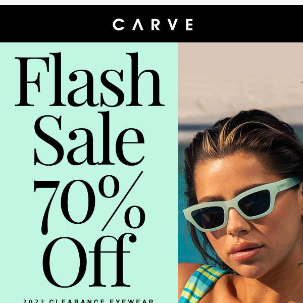 FLASH SALE ⚡ 70% OFF Selected Eyewear