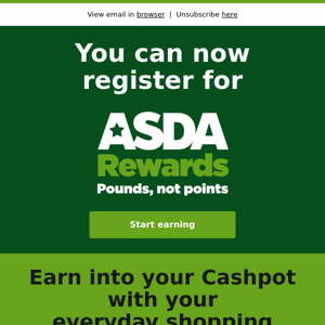 You're invited to join Asda Rewards