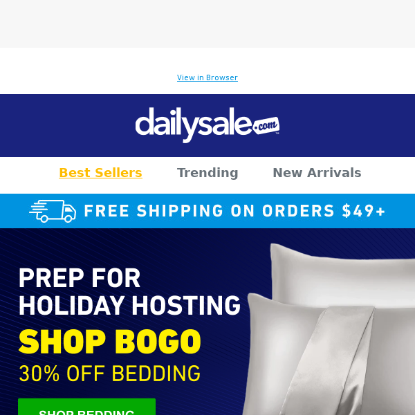 DailySale 2-Pack: Blanket and Bedding Storage Bag | Blue | Large