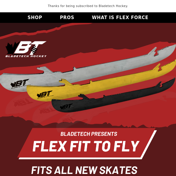 Bladetech's new Flex Fit - Learn to Fly!