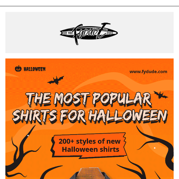 Unleash Your Spooky Side with 200+ New Halloween Shirts at Fydude