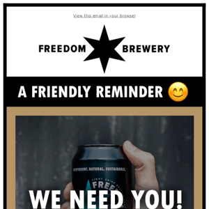 [Reminder] We Need You!