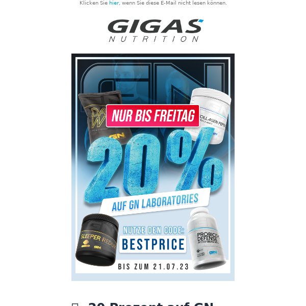 🔥 Letzte Chance! -20% auf alles von GN!