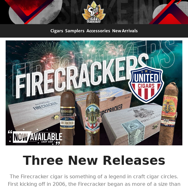 A Trio of New Firecrackers
