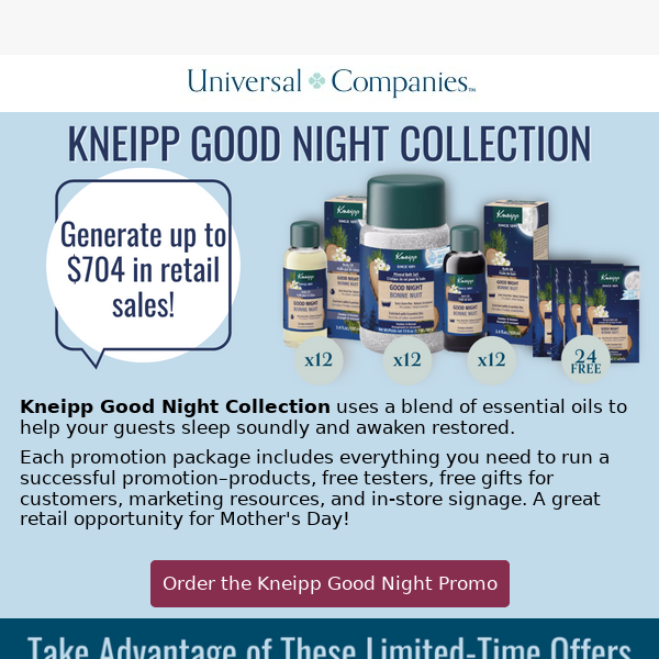 Don't Miss These Kneipp Limited-Time Promotions