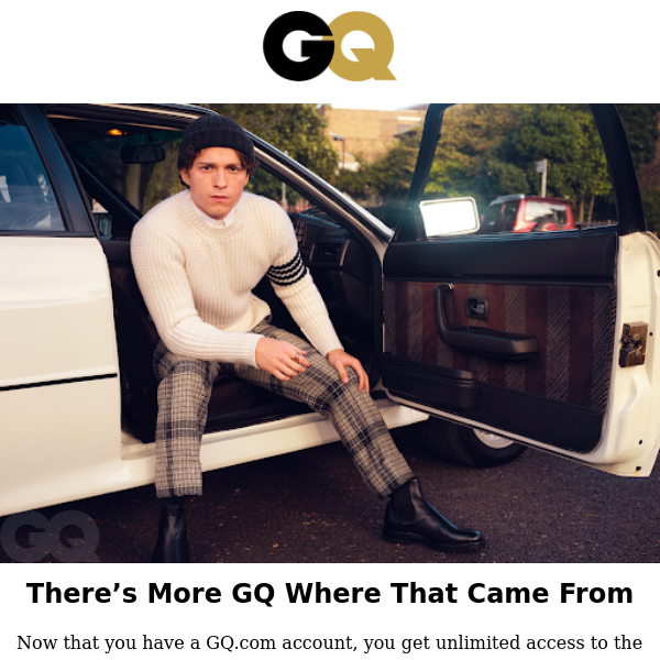 Get Exclusive Deals Just For Creating a GQ Account