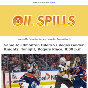 GAME 4: Oilers look to get back on track and even up series w/ Golden Knights