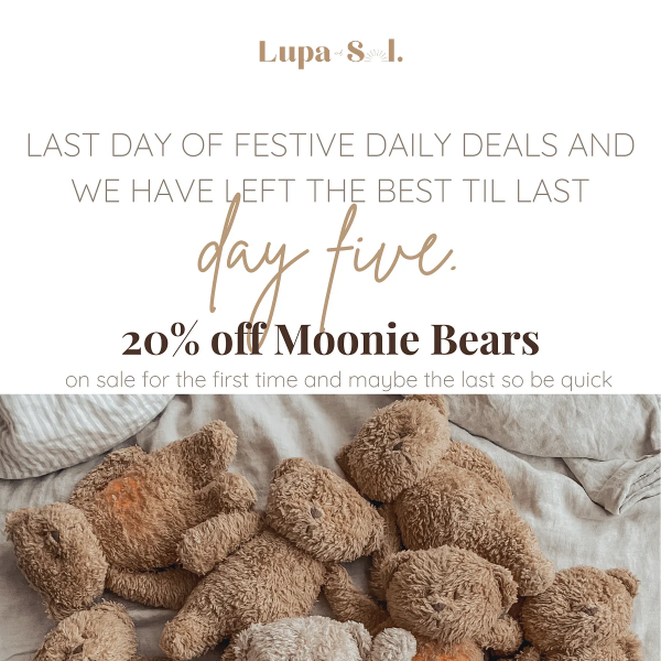 LAST DAY!!! DAY 5 FESTIVE DAILY DEALS