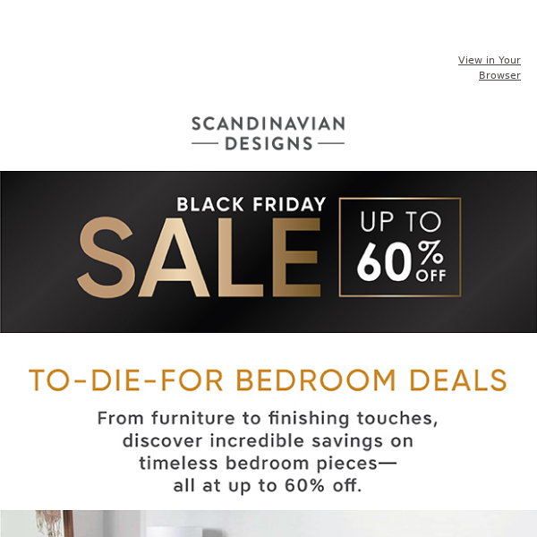 Black Friday bedroom deals