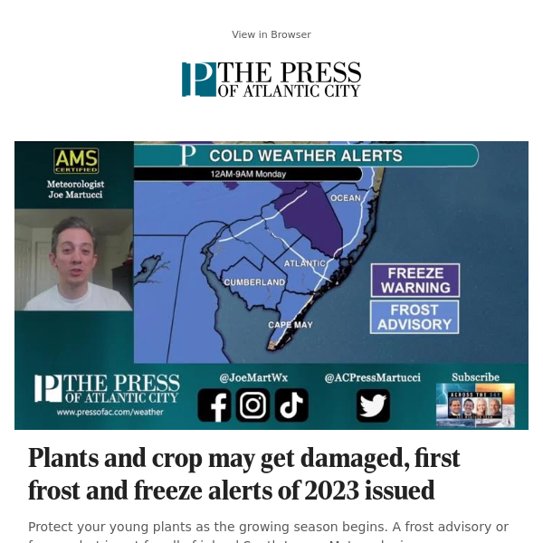 Plants and crop may get damaged, first frost and freeze alerts of 2023 issued